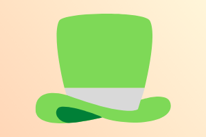 green hat